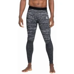 Odlo Blackcomb Eco Base Layer Bottom Long Homme Gris Clair -Odlo main 188552 60223 Model Front Crop 1 9aa4