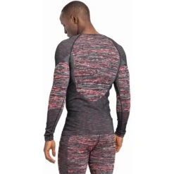 Odlo Base Layer Top Crew Neck Long Sleeve Blackcomb Eco Homme Rouge -Odlo main 188562 30764 Model Back Crop 1 0361