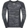 Odlo Base Layer Top Crew Neck Long Sleeve Blackcomb Eco Homme Noir -Odlo main 188562 60223 Torso Front 1 b720