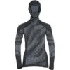 Odlo Blackcomb Eco Base Layer Top With Facemask Long Sleeve Femme Blanc -Odlo main 188571 60223 Torso Back2 1 eb37