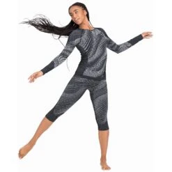 Odlo Blackcomb Eco Base Layer Bottom 3/4 Femme Blanc -Odlo main 188581 60223 Model Front FullBody 1 6a28