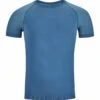 Odlo T-Shirt Manches Courtes Performance Light E Homme Bleu 2 Odlo T-Shirt Manches Courtes Performance Light E Homme Bleu -Odlo main 188792 21037 Torso Front 2 6777