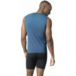 Odlo Debardeur Performance Light Homme Bleu -Odlo main 188802 21037 Model Back Crop 1 42f3