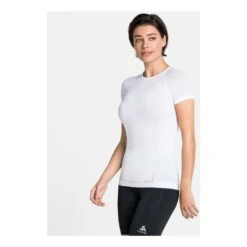 Odlo Performance X-Light Base Layer Top Crew Neck Short Sleeve Femme Blanc -Odlo main 300203 190267 3 9841