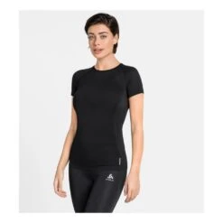 Odlo Performance X-Light Base Layer Top Crew Neck Short Sleeve Femme Noir -Odlo main 300208 190273 3 3c39