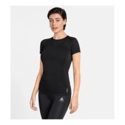 Odlo Performance X-Light Base Layer Top Crew Neck Short Sleeve Femme Noir -Odlo main 300208 190275 5 a844