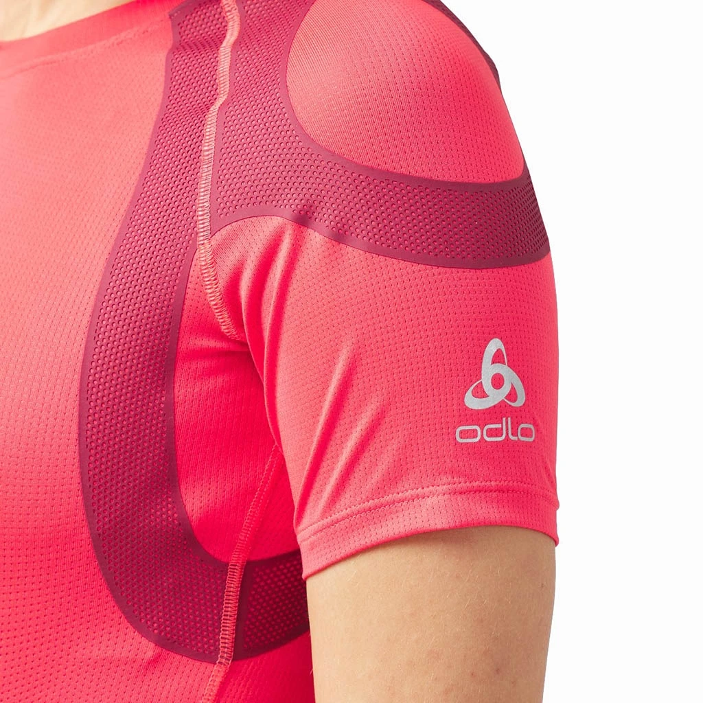 Odlo T-Shirt Short Sleeve Crew Neck Active Spine Femme 7 Odlo T-Shirt Short Sleeve Crew Neck Active Spine Femme – Image 5