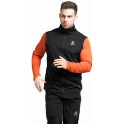 Odlo Zeroweight Warm Vest Homme Noir -Odlo main 313652 15000 Model Front Crop 1 b0cf