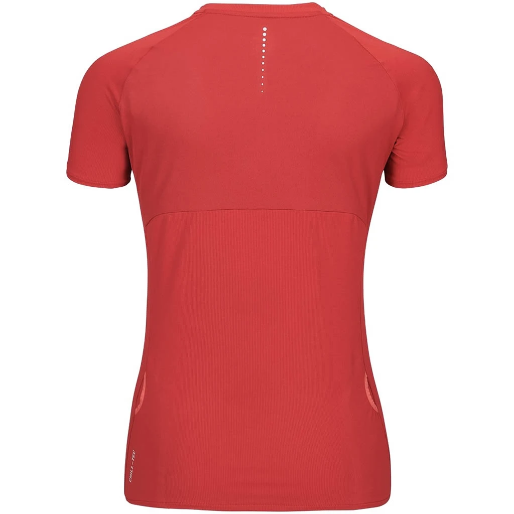 Odlo T-Shirt Manches Courtes 1.2 Zip Axalp Trail Femme 4 Odlo T-Shirt Manches Courtes 1.2 Zip Axalp Trail Femme – Image 2