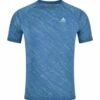 Odlo T-Shirt Manches Courtes Zeroweight Ceramic Homme Bleu