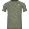 Odlo T-Shirt Manches Courtes Zeroweight Ceramic Homme Vert -Odlo main 313972 21039 Torso Front 1 d2b9