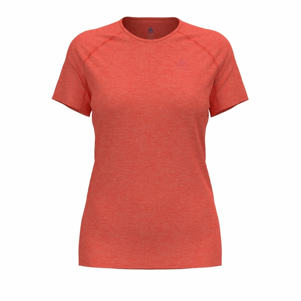 Odlo T-Shirt Manches Courtes X-Alp Pw 115 Femme Rouge 3 Odlo T-Shirt Manches Courtes X-Alp Pw 115 Femme Rouge