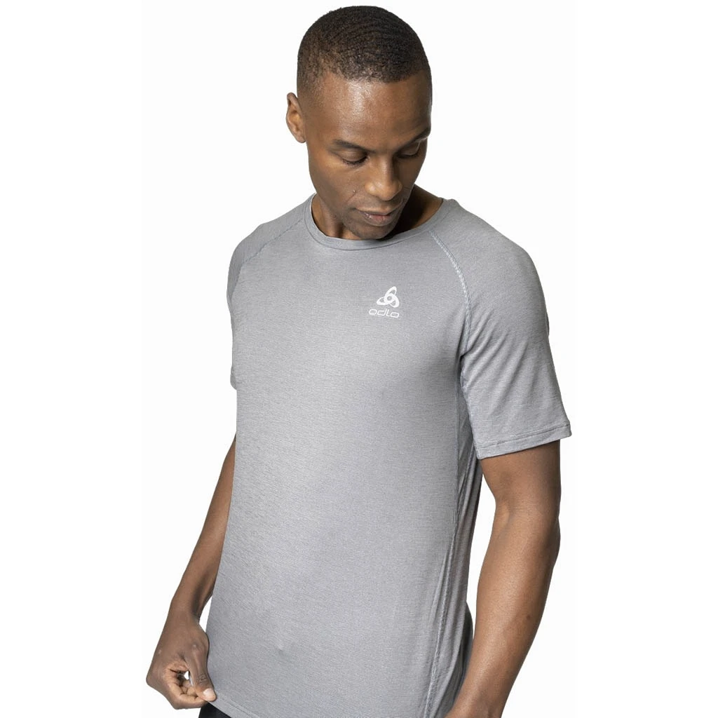 Odlo T-Shirt Manches Courtes X-Alp Pw 115 Homme Gris 6 Odlo T-Shirt Manches Courtes X-Alp Pw 115 Homme Gris – Image 4