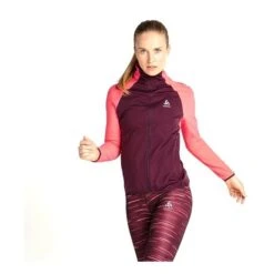 Odlo Zeroweight Warm Hybrid Jacket Femme Rose -Odlo main 322659 206731 3 9c80