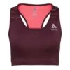 Odlo Essential Print Bralette Femme Bordeaux -Odlo main 324151 207547 1 109b
