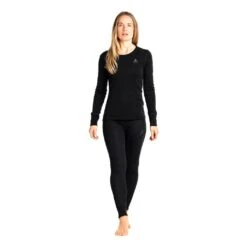 Odlo Base Layer Top Crew Neck Long Sleeve Merino 260 Femme Noir -Odlo main 342761 222721 6 dae2