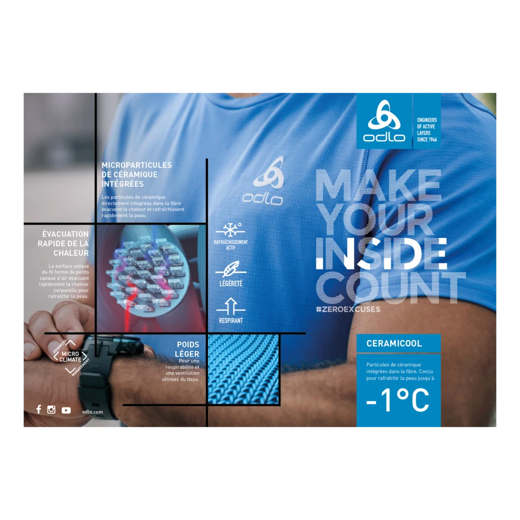 Odlo T-Shirt Manches Courtes Ceramicool Motion Femme Noir 5 Odlo T-Shirt Manches Courtes Ceramicool Motion Femme Noir â Image 3