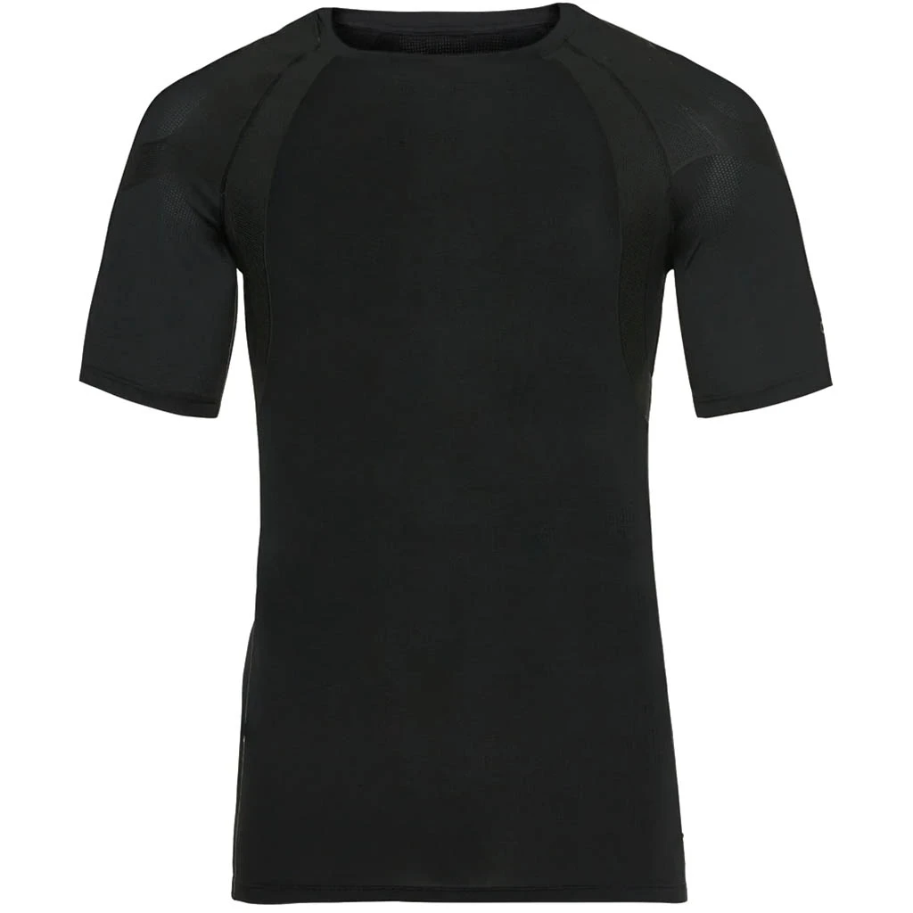 Odlo T-Shirt Crew Neck Short Sleeve Active Spine Homme Noir 3 Odlo T-Shirt Crew Neck Short Sleeve Active Spine Homme Noir