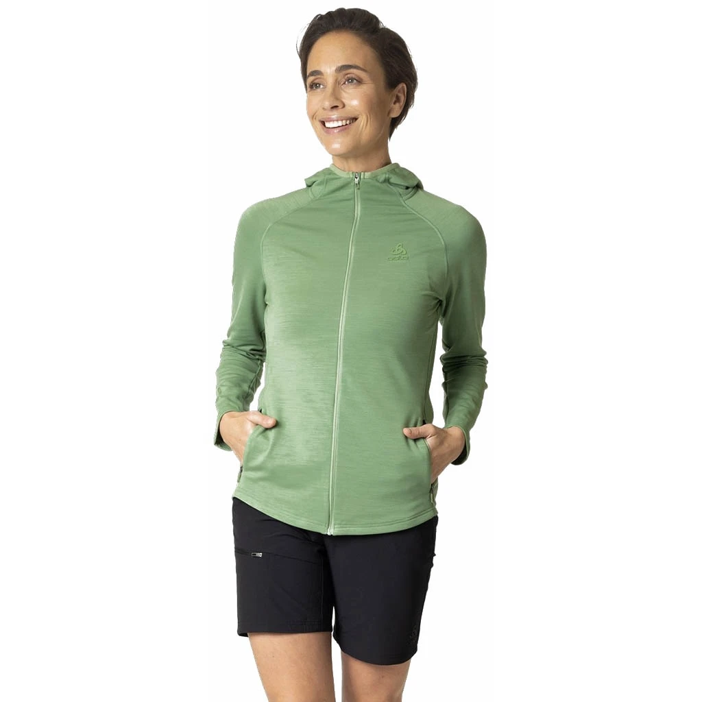 Odlo Pull À Capuche Avec Fermeture Ascent Mer Femme 6 Odlo Pull À Capuche Avec Fermeture Ascent Mer Femme – Image 4