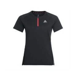 Odlo T-Shirt Short Sleeve 1/2 Zip Axalp Trail Femme