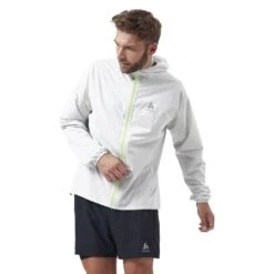 Odlo Veste Zeroweight Waterproof Homme Gris Clair -Odlo main odlo veste zeroweight waterproof cdc1