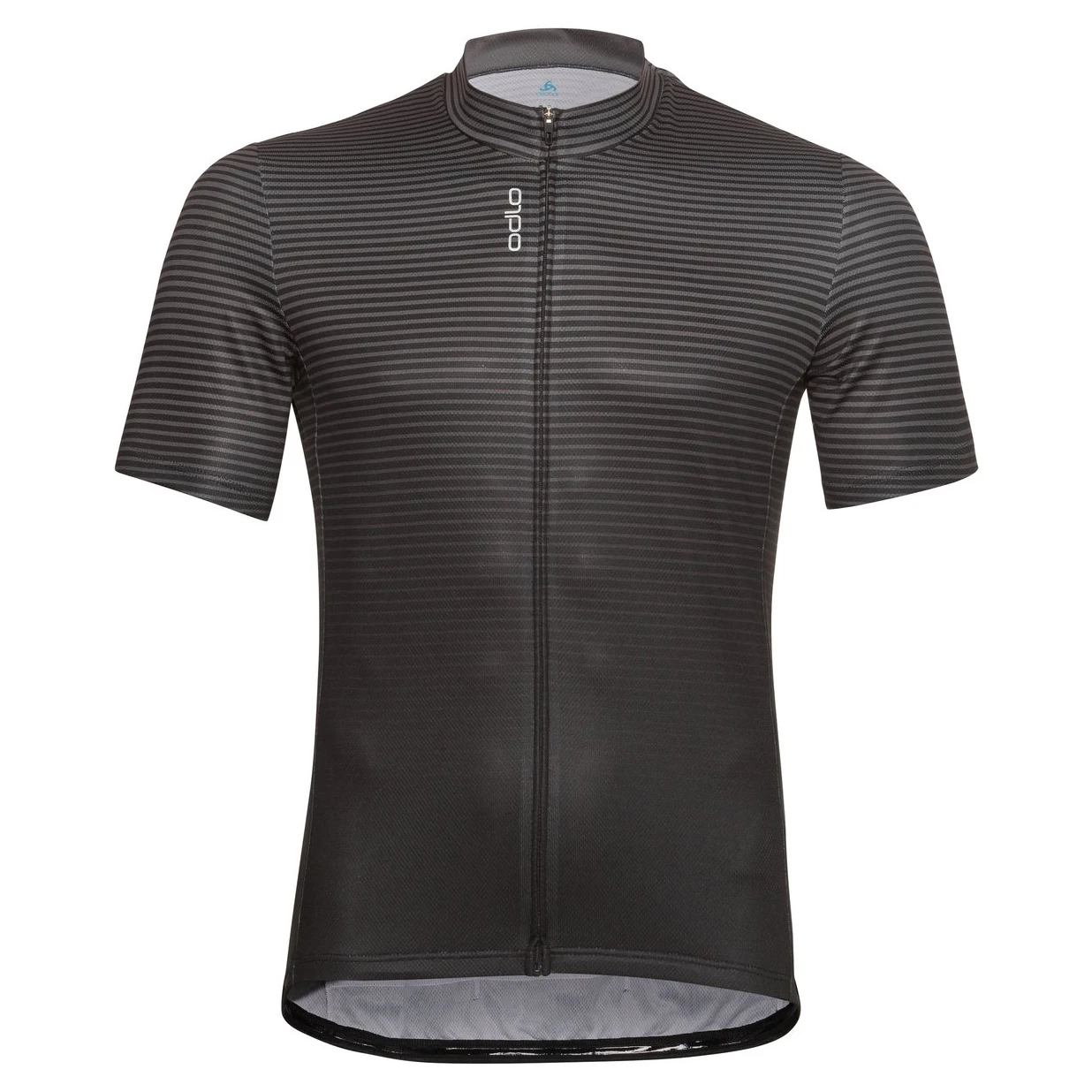Odlo - T-Shirt S/U Collar S/S Full Zip Essential Print - Maillot De Cyclisme 5 Odlo - T-Shirt S/U Collar S/S Full Zip Essential Print - Maillot De Cyclisme – Image 3