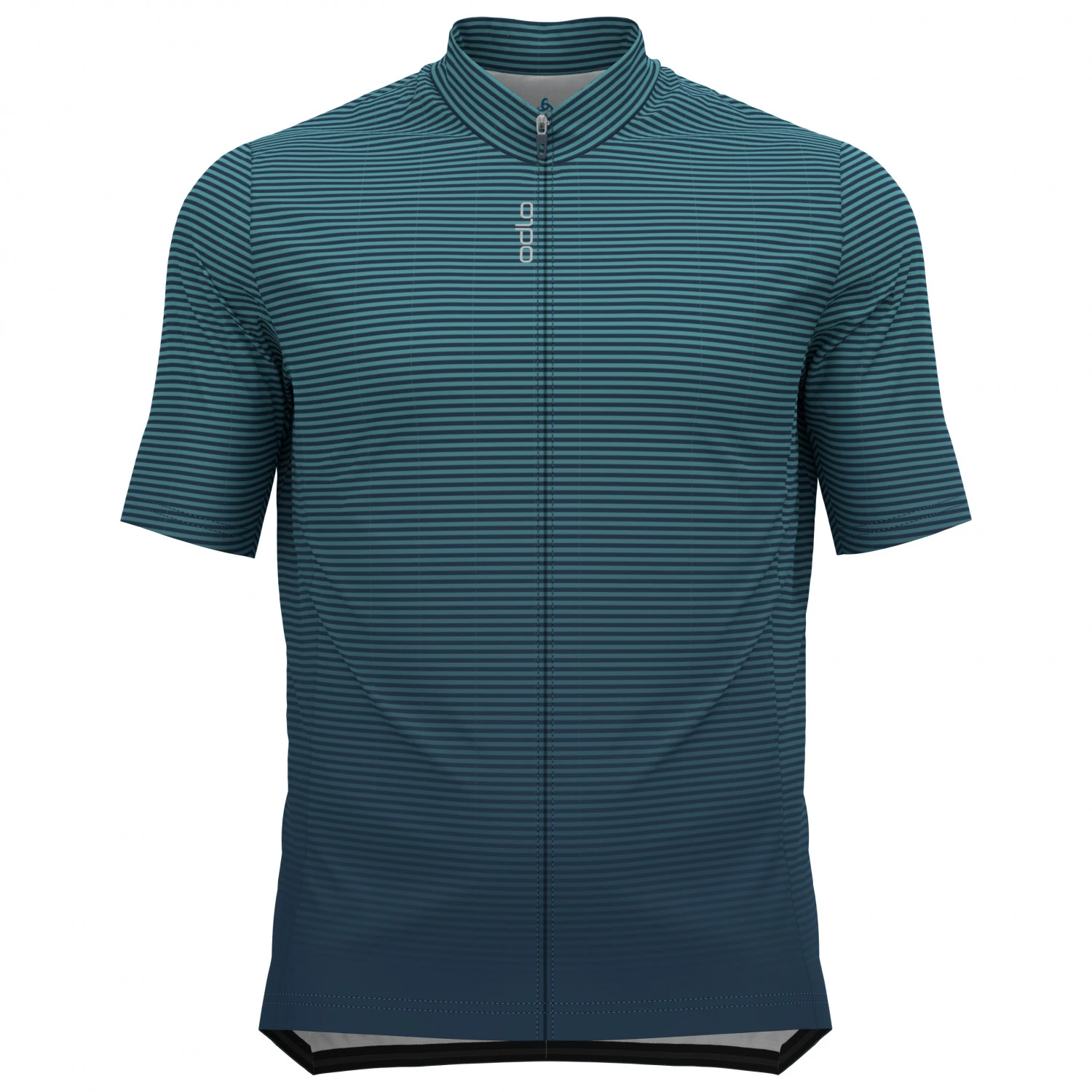 Odlo - T-Shirt S/U Collar S/S Full Zip Essential Print - Maillot De Cyclisme 6 Odlo - T-Shirt S/U Collar S/S Full Zip Essential Print - Maillot De Cyclisme – Image 4