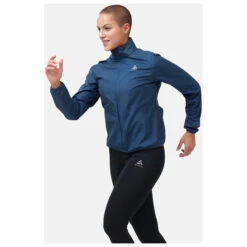 Odlo - Women's Jacket Essential Light - Coupe-vent 10 Odlo - Women's Jacket Essential Light - Coupe-vent -Odlo odlo womens jacket essential light coupe vent detail 3