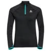 Odlo - Women's Midlayer 1/2 Zip Axalp Ceramiwarm - T-shirt Technique -Odlo odlo womens midlayer 1 2 zip axalp ceramiwarm t shirt technique