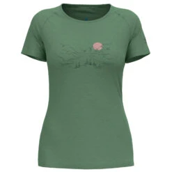 Odlo - Women's S/S Ascent PW 130 Valley - T-shirt En Laine Mérinos -Odlo odlo womens s s ascent pw 130 valley t shirt en laine merinos 1